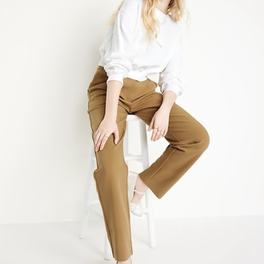 Old Navy Tan Straight Leg Pants